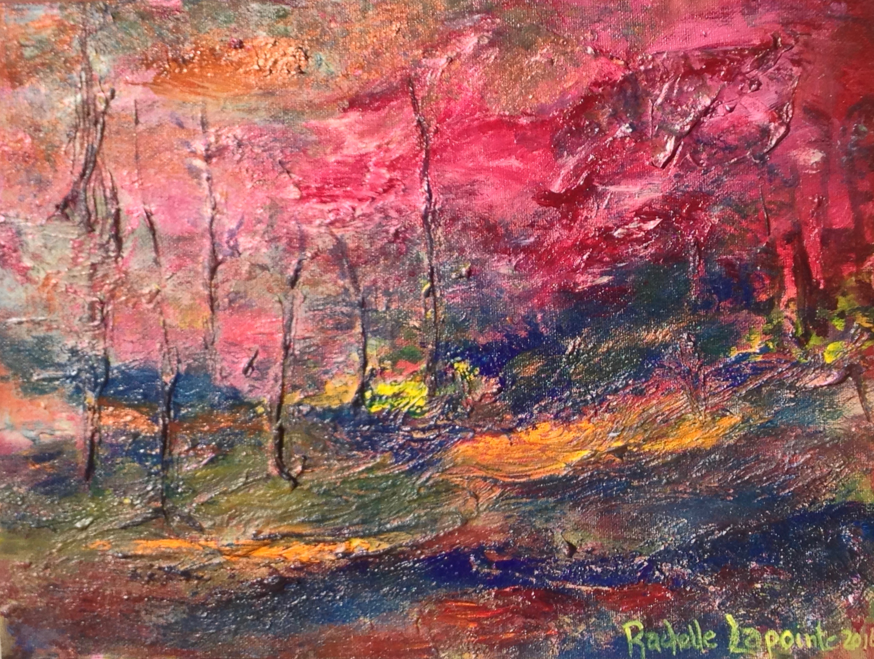 Burnt Forest 8"x12" $350