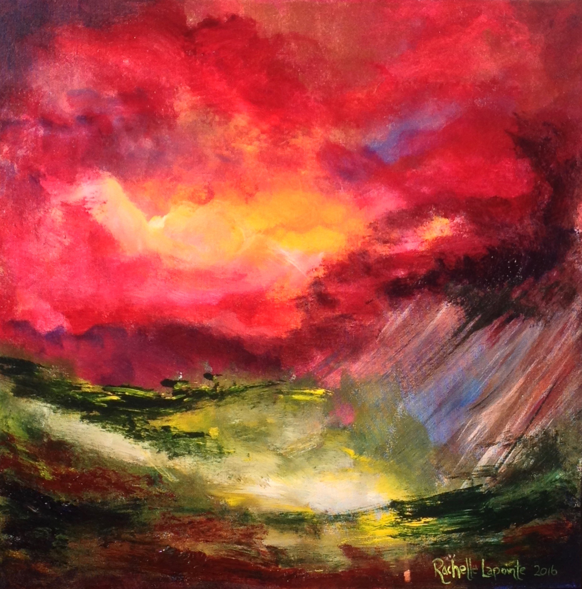 Rain 20"x20" $850