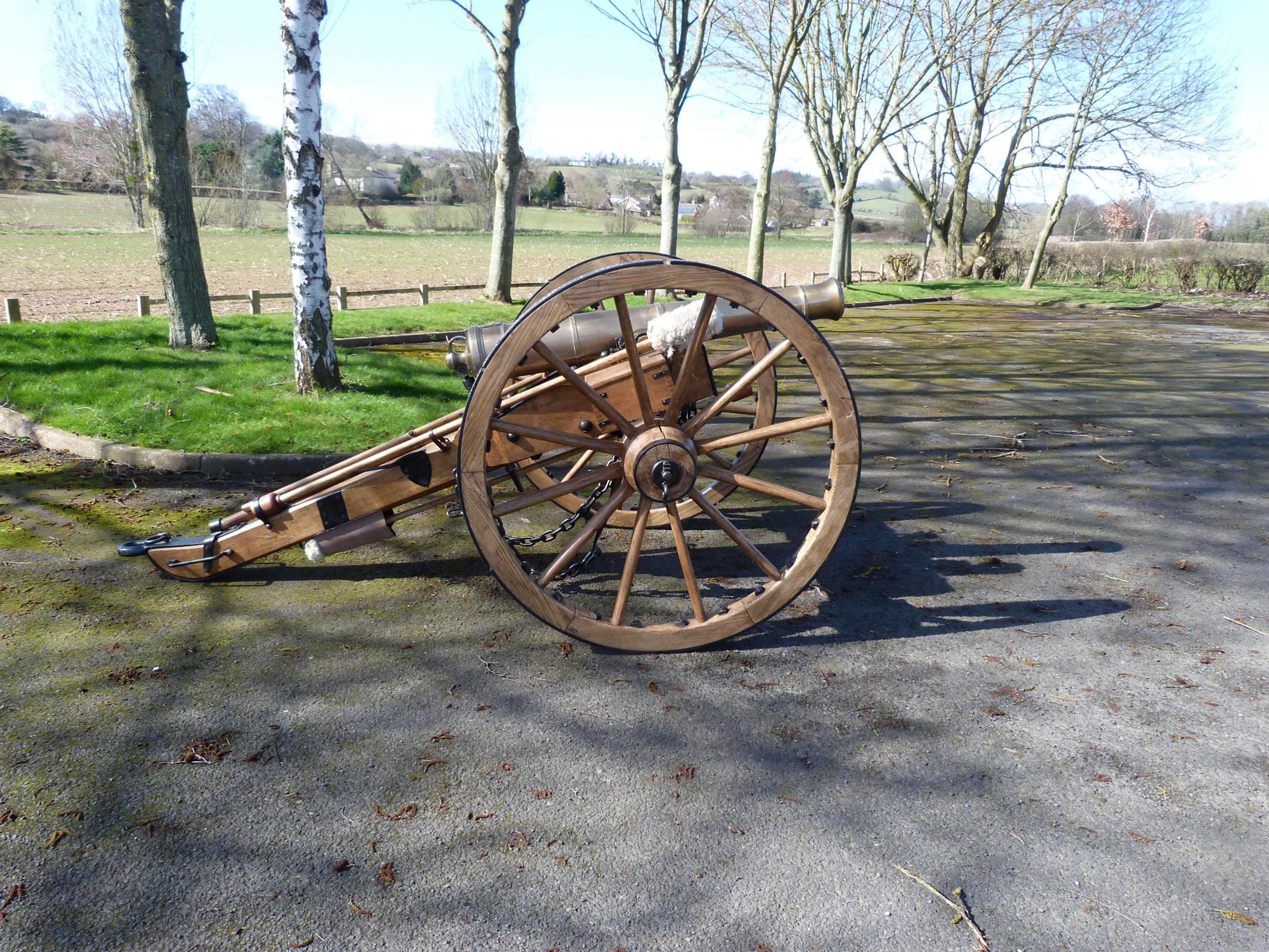 6 pounder bronze field gun