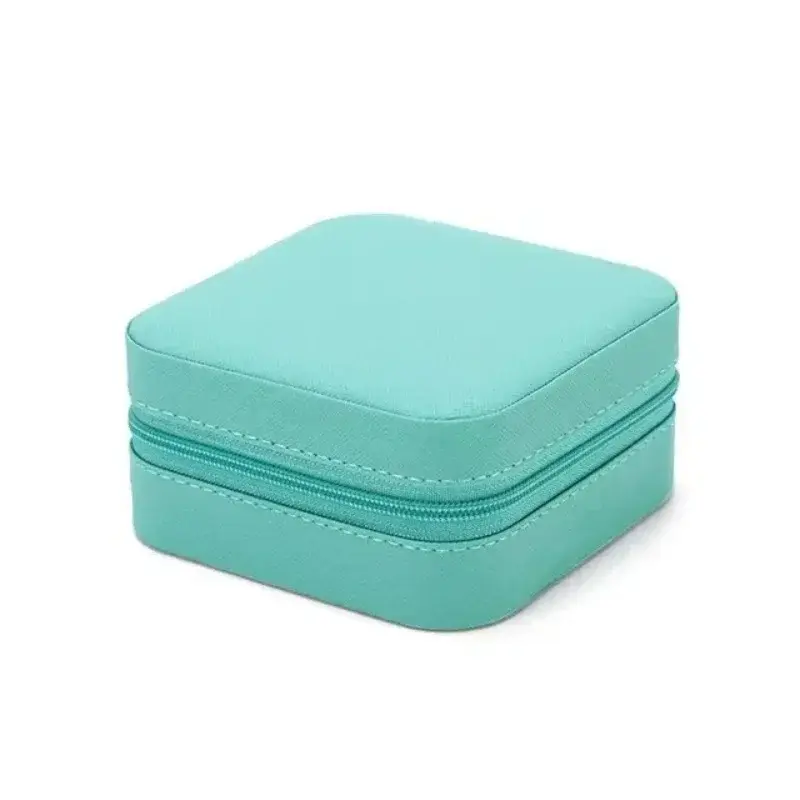 Thumbnail: Mini Jewelry Storage Box Portable Family Travel Earrings Necklace Storage Box