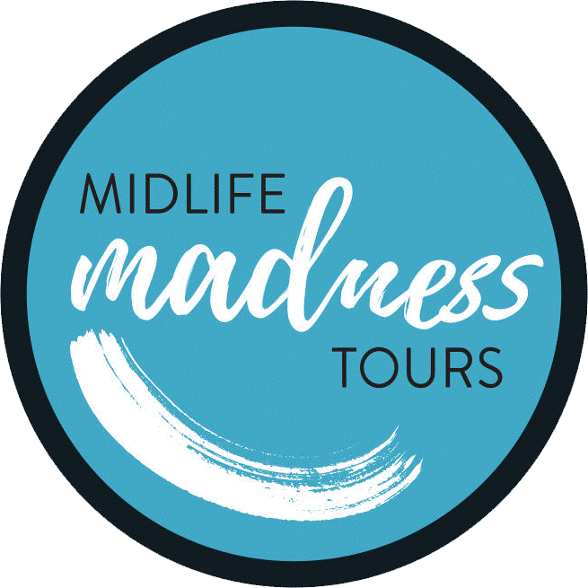 Midlife Madness Logo - Blue