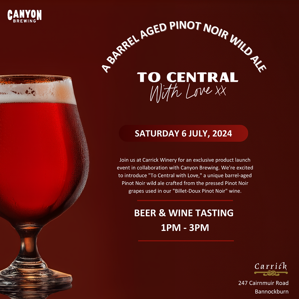 Beer & Wine Tasting at Carrick