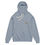 Thumbnail: Unisex garment-dyed lightweight hoodie front logo