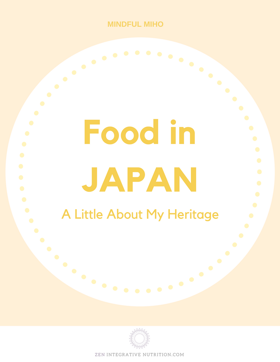 JAPAN ---A little about my heritage