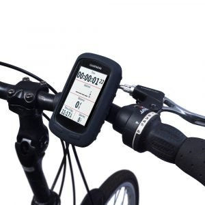 Thumbnail: Silicone Gel Skin Case Cover for Garmin 800 / 810 & Screen Pro - Black