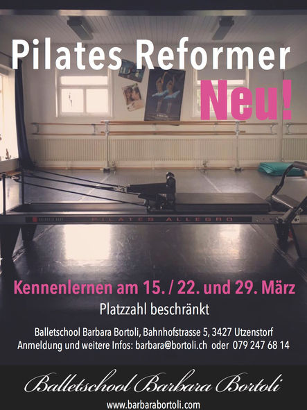 Neues Kursangebot: Pilates Reformer