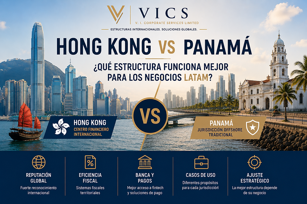 Hong Kong vs. Panamá: ¿Qué Estructura Funciona Mejor para los Negocios LATAM?