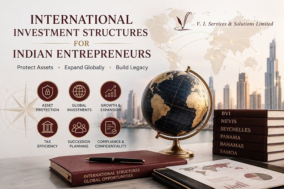 International Investment Structures for Indian Entrepreneurs