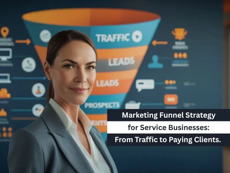 Marketing Funnel Strategy for Service Businesses: From Traffic to Paying Clients.