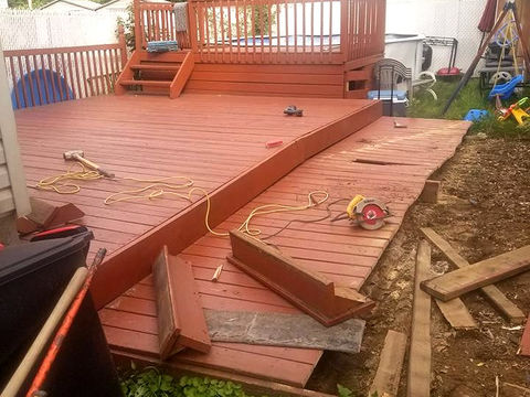 Deck installation