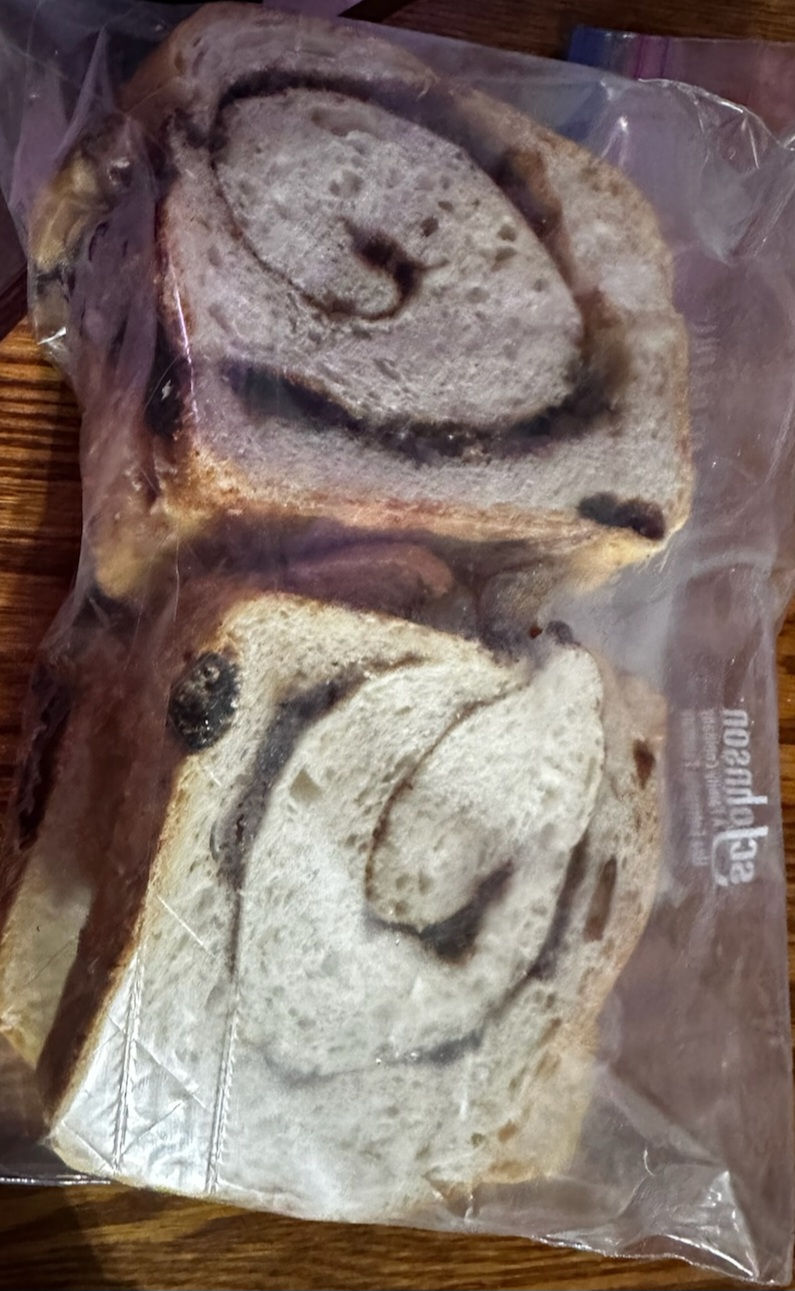 Cinnamon Raisin Swirl Bread (Unsliced) - 2 Loaves