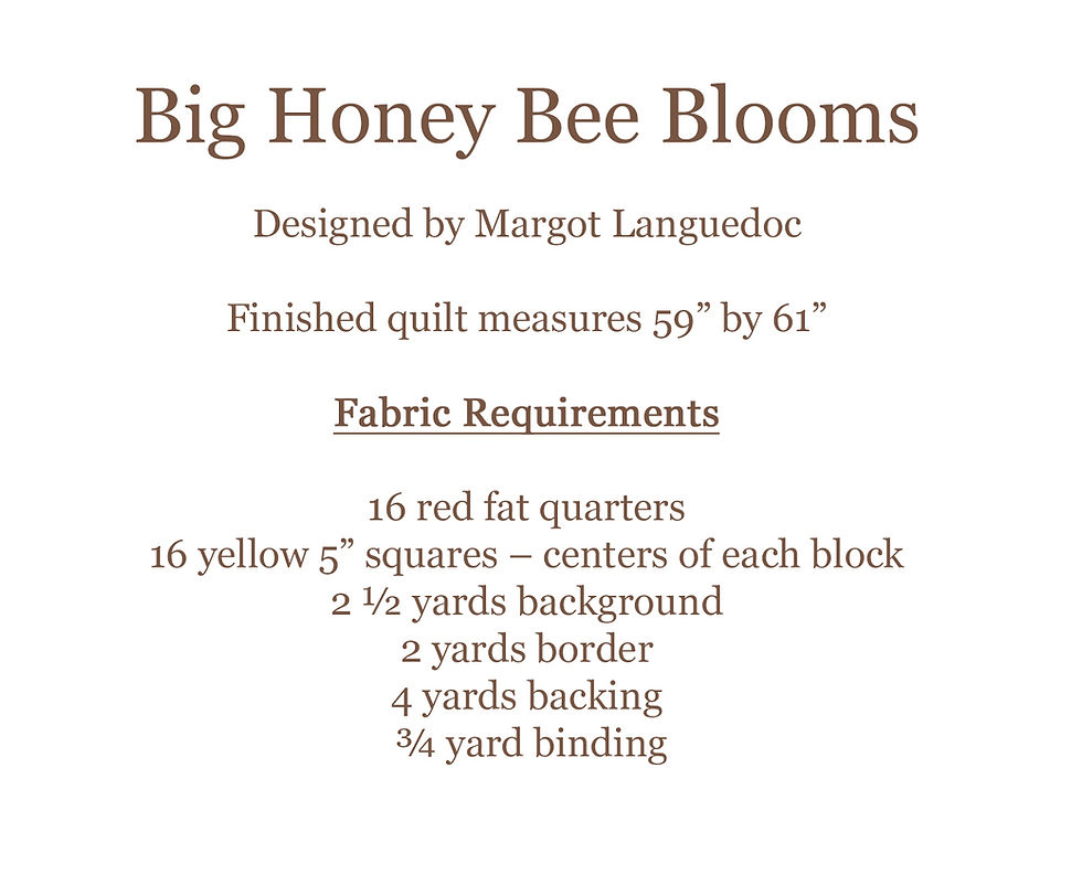 Thumbnail: Big Honey Bee Blooms PDF