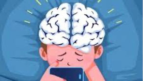 Depresión adolescente, tiempo de pantalla, sueño y sustancia blanca