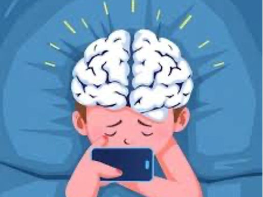 Depresión adolescente, tiempo de pantalla, sueño y sustancia blanca