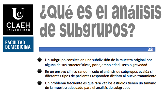 ¿Qué es el análisis de subgrupos?