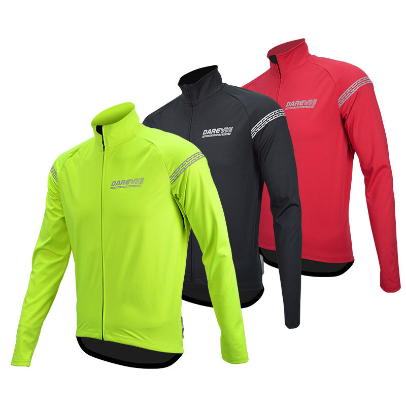 Men winter keep warm thermal waterproof cycling jacket