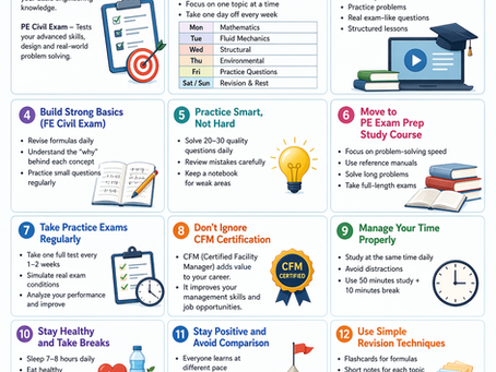 How to Prepare for FE Civil and PE Exams Without Stress