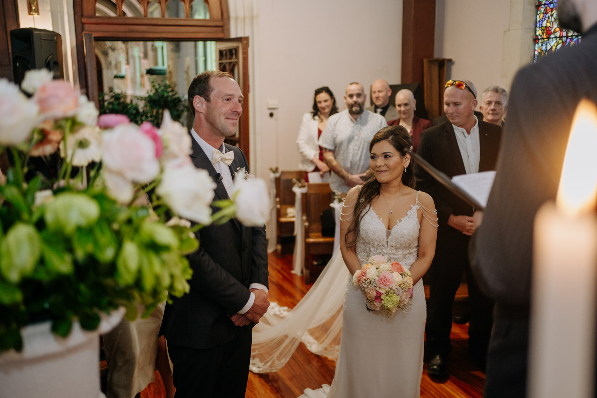 Marilyn and Simon celebrating their wedding at St Pauls Church (20 of 82)