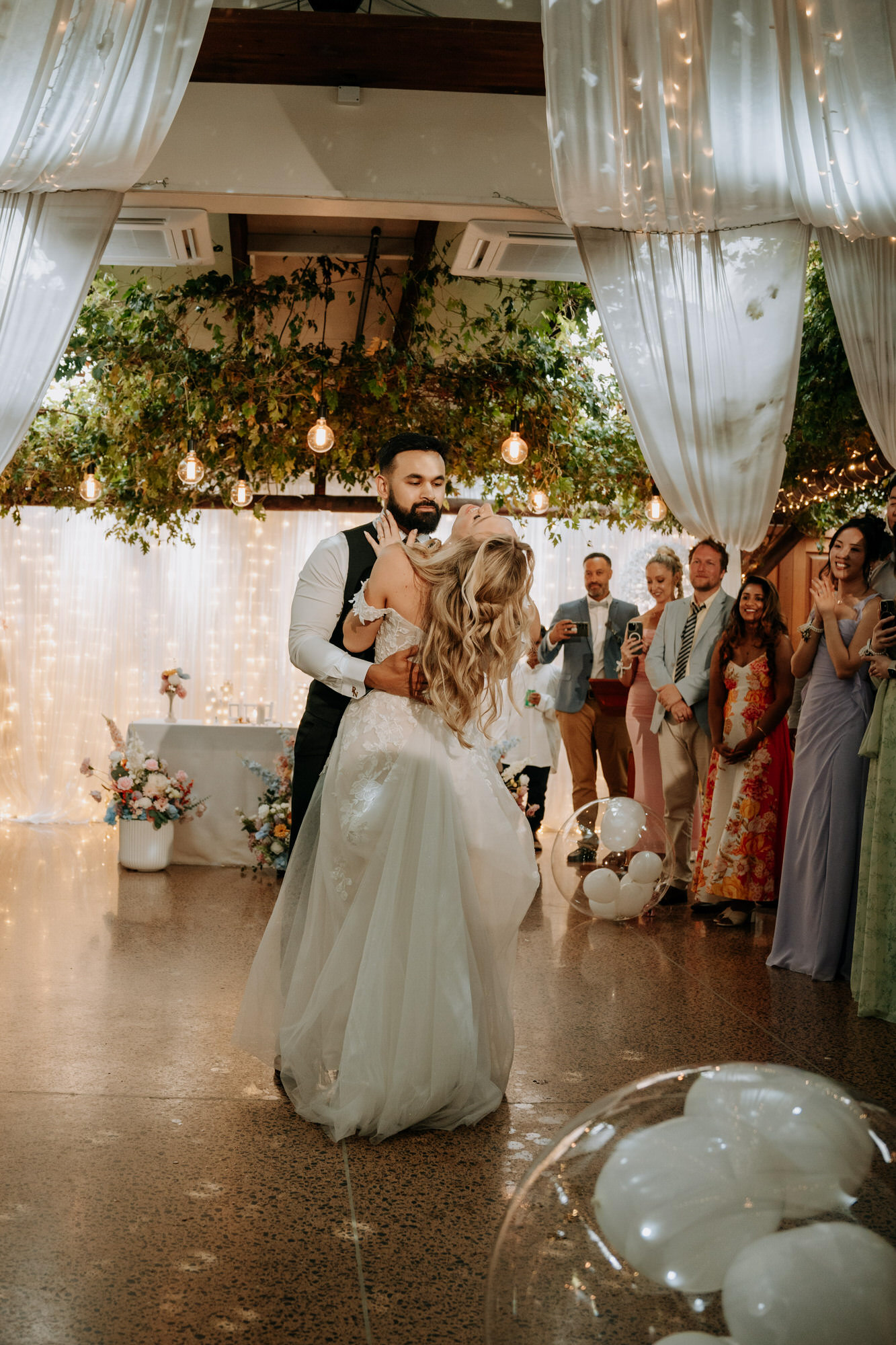 A candid moment from Previn and Nicola’s Markovina Estate wedding (127 of 213)