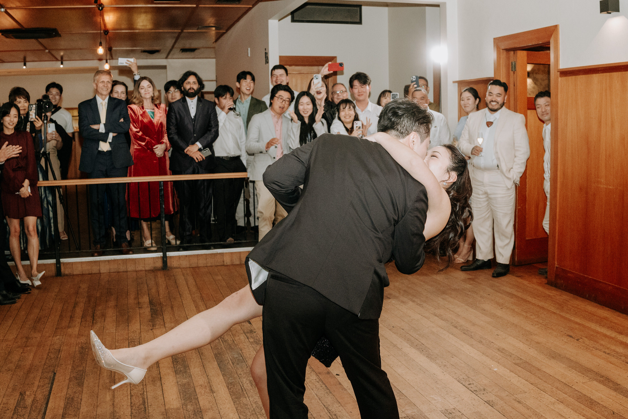 Christine and Mike celebrating their wedding at Winehouse (104 of 114)