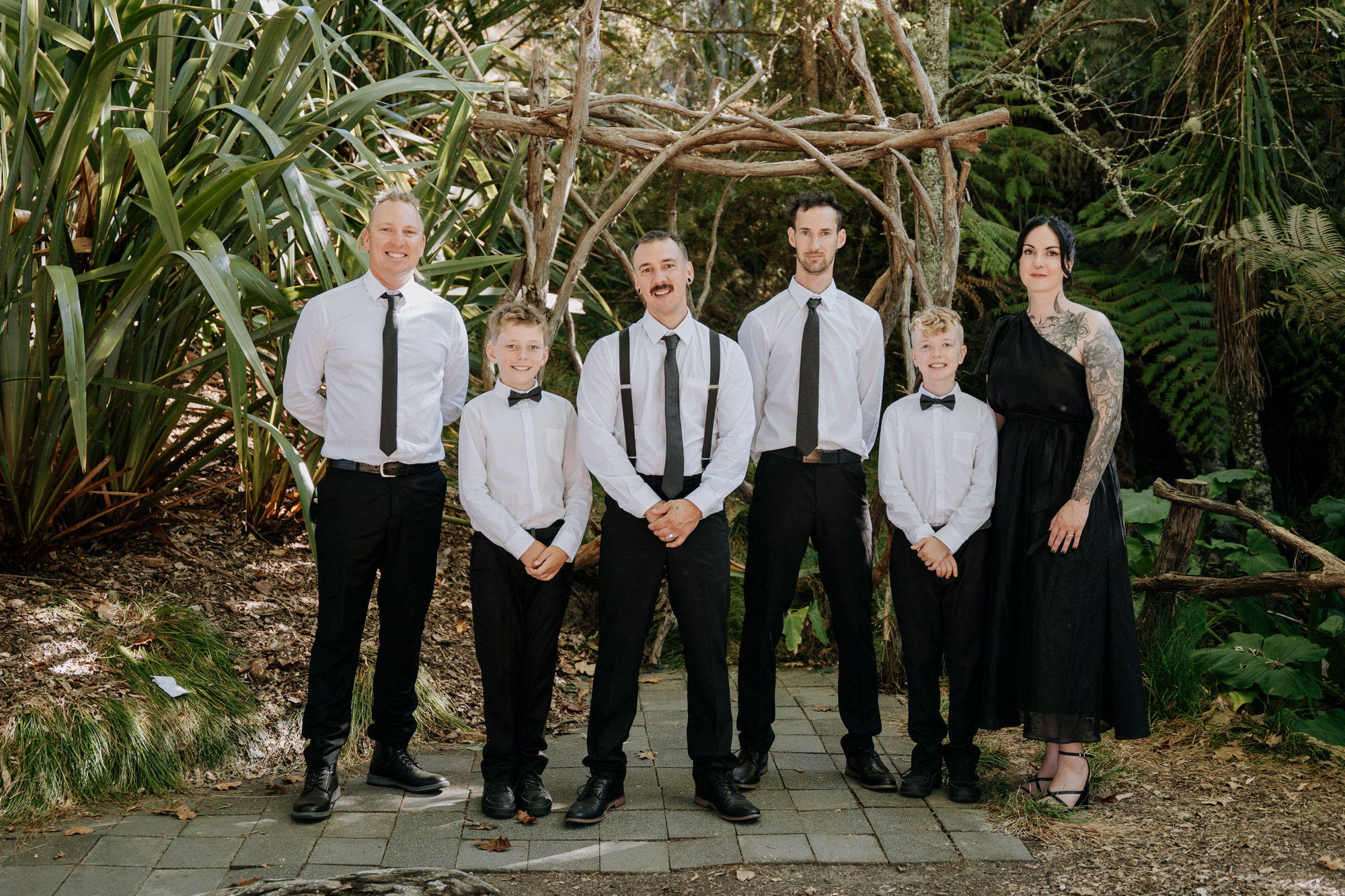 A candid moment from Nekel and Glen’s Waterfall Farm wedding (47 of 126)