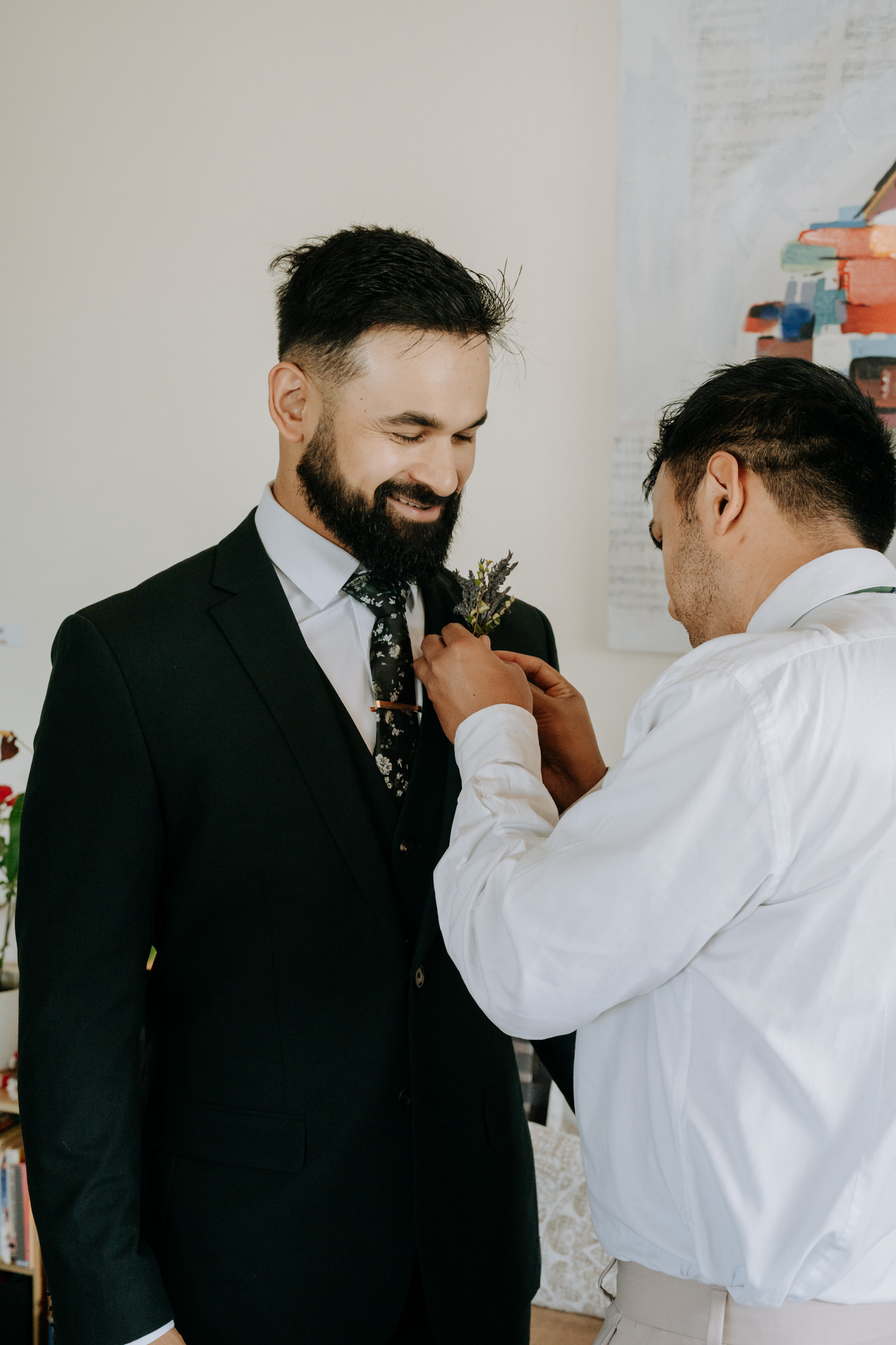 A candid moment from Previn and Nicola’s Markovina Estate wedding (15 of 213)