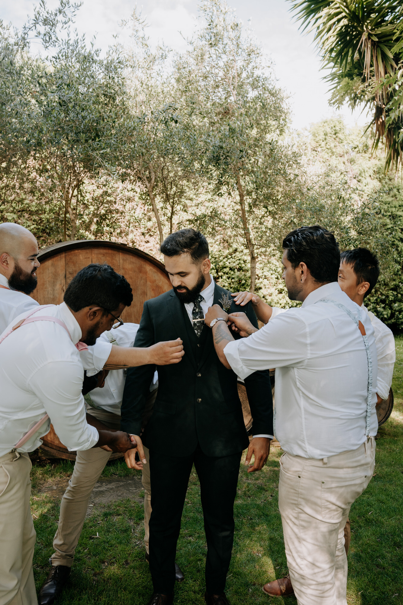 A candid moment from Previn and Nicola’s Markovina Estate wedding (99 of 213)