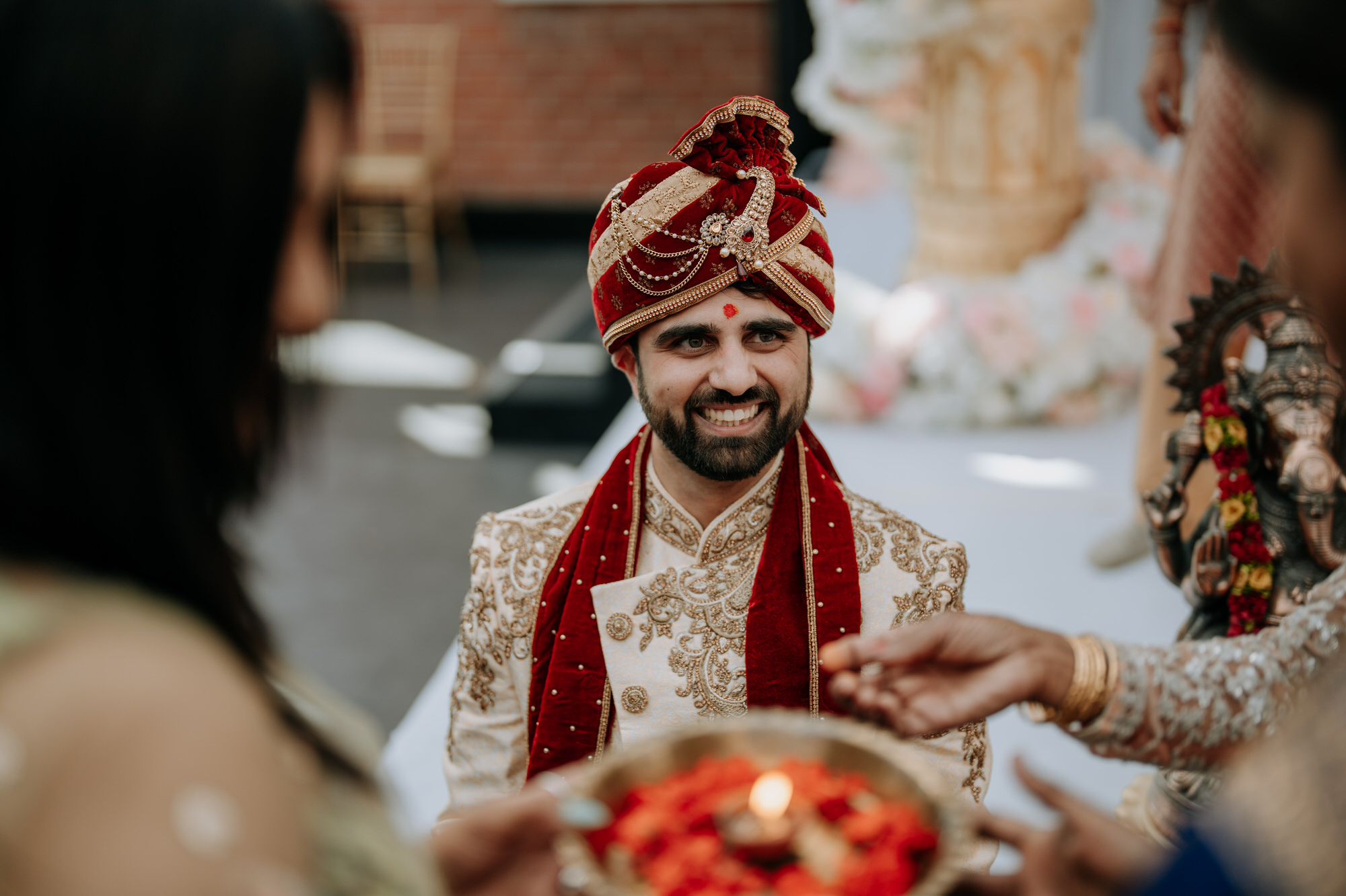 A candid moment from Noelle and Nash’s Hamilton Gardens wedding (35 of 143)