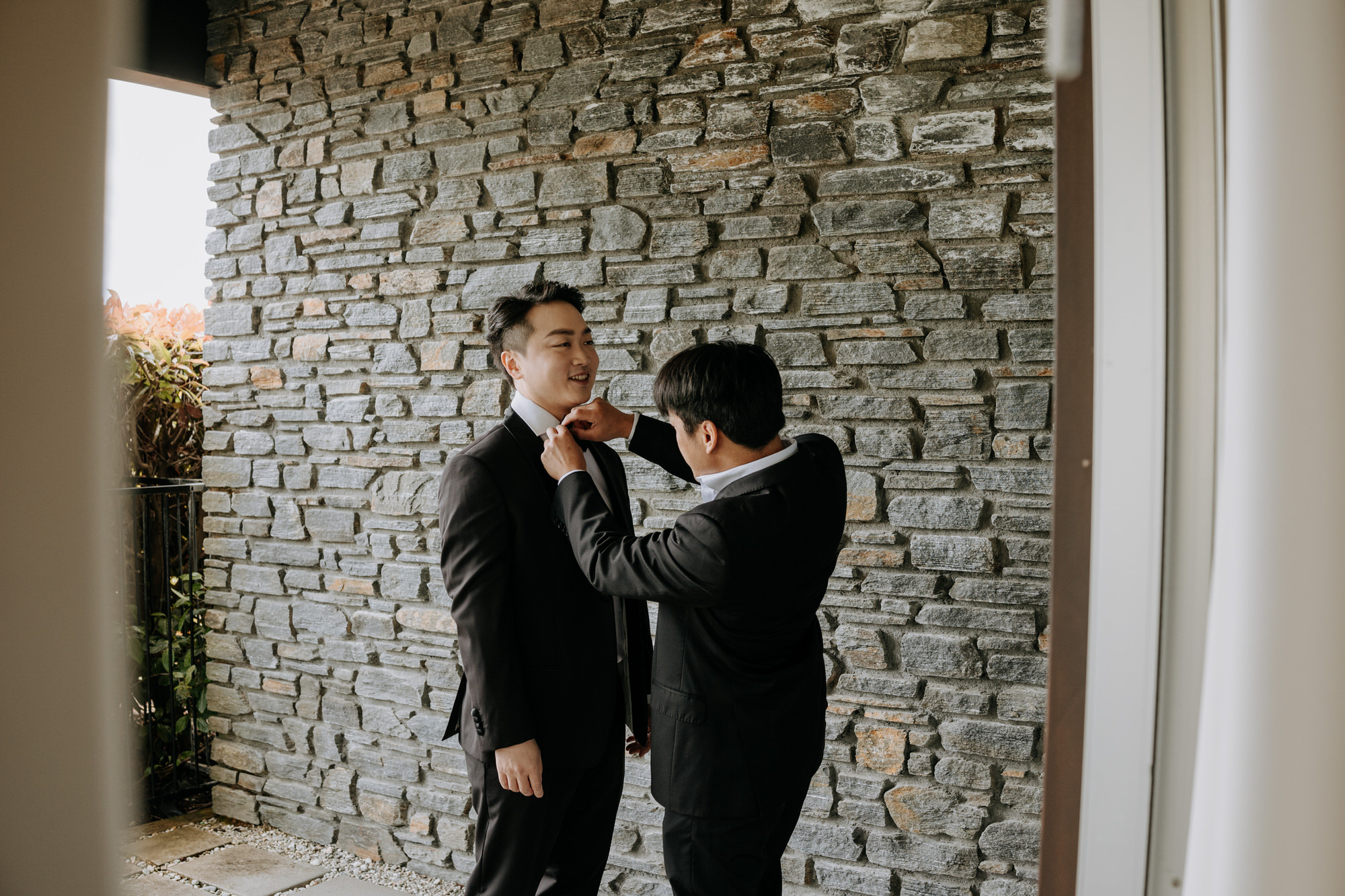A candid moment from Christine and Mike’s Winehouse wedding (3 of 114)