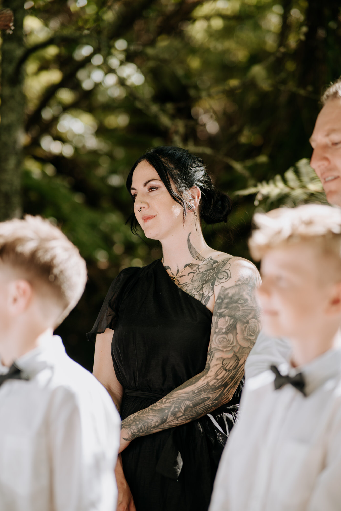 A candid moment from Nekel and Glen’s Waterfall Farm wedding (19 of 126)