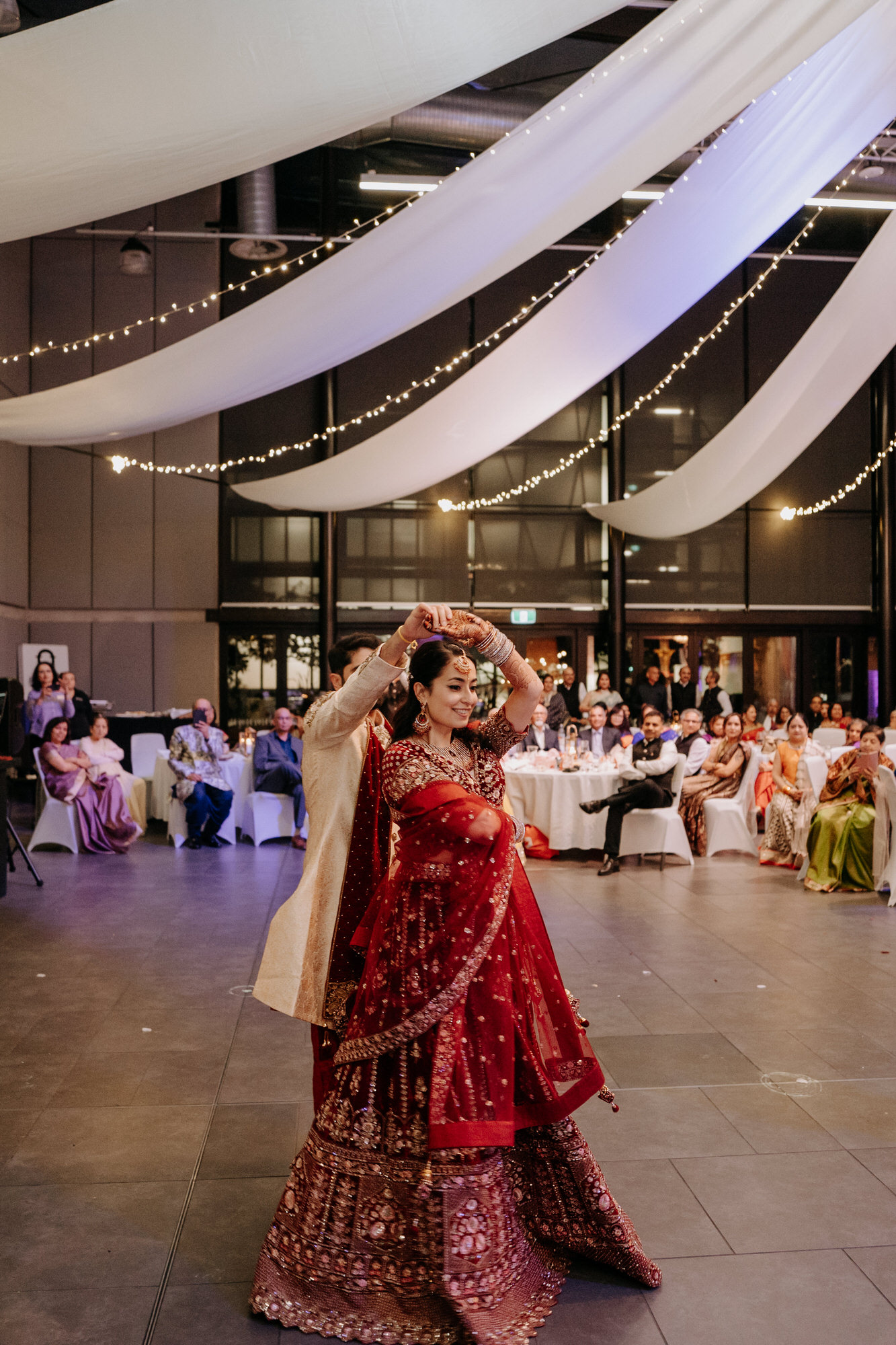A candid moment from Noelle and Nash’s Hamilton Gardens wedding (115 of 143)