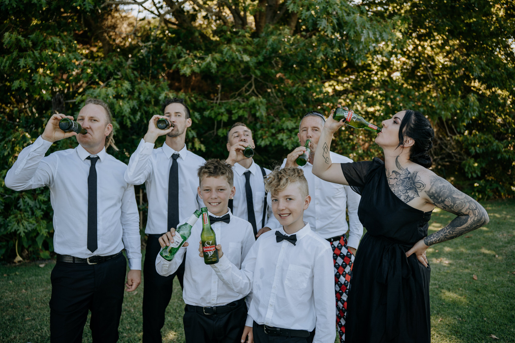 A candid moment from Nekel and Glen’s Waterfall Farm wedding (55 of 126)
