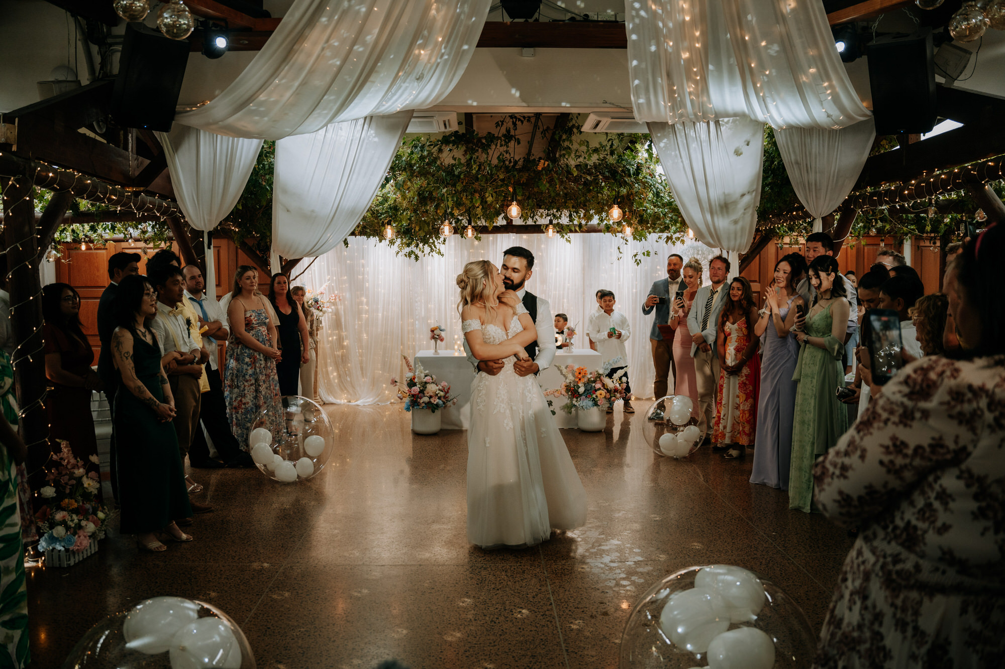 Previn and Nicola celebrating their wedding at Markovina Estate (128 of 213)