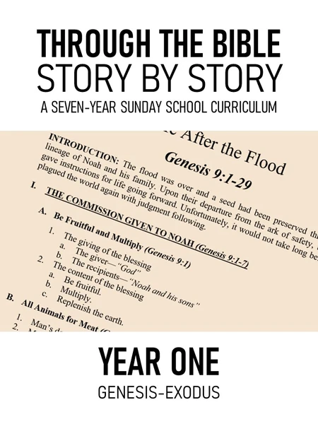 Sunday School Lessons Year One Cover