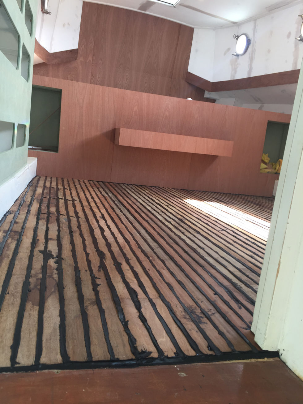 Dutch Barge - Bedroom Bespoke Bedroom Fit Out - River Thames, London
