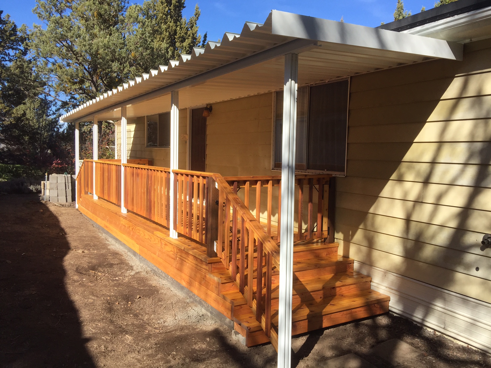 Aluminum Patio Cover and Deck