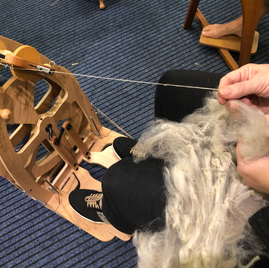 spinning alpaca wheel in view.HEIC