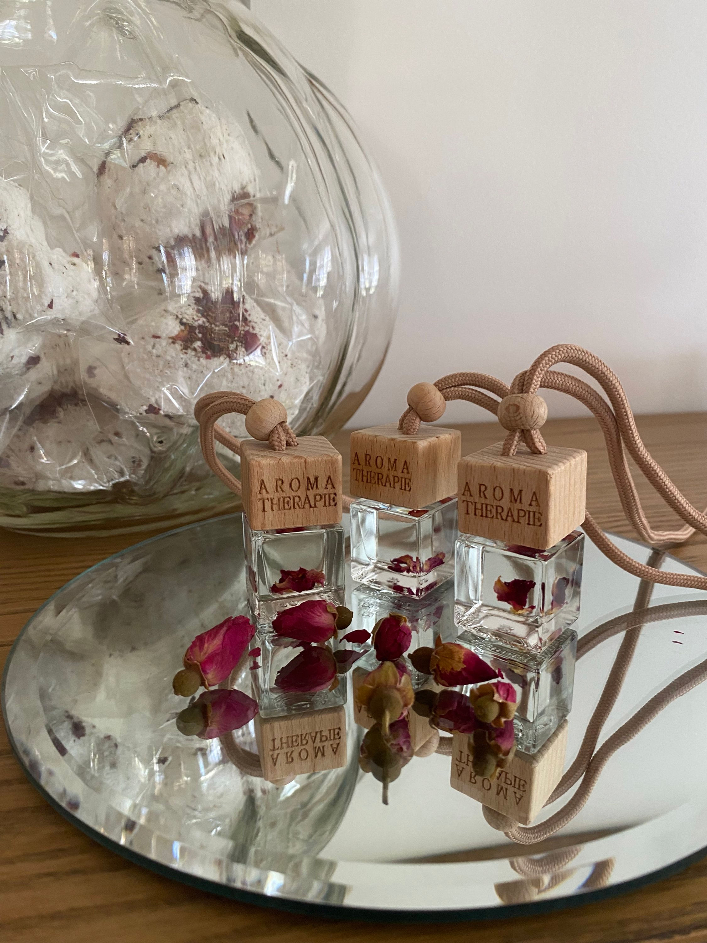 Old Red Rose Car Diffuser