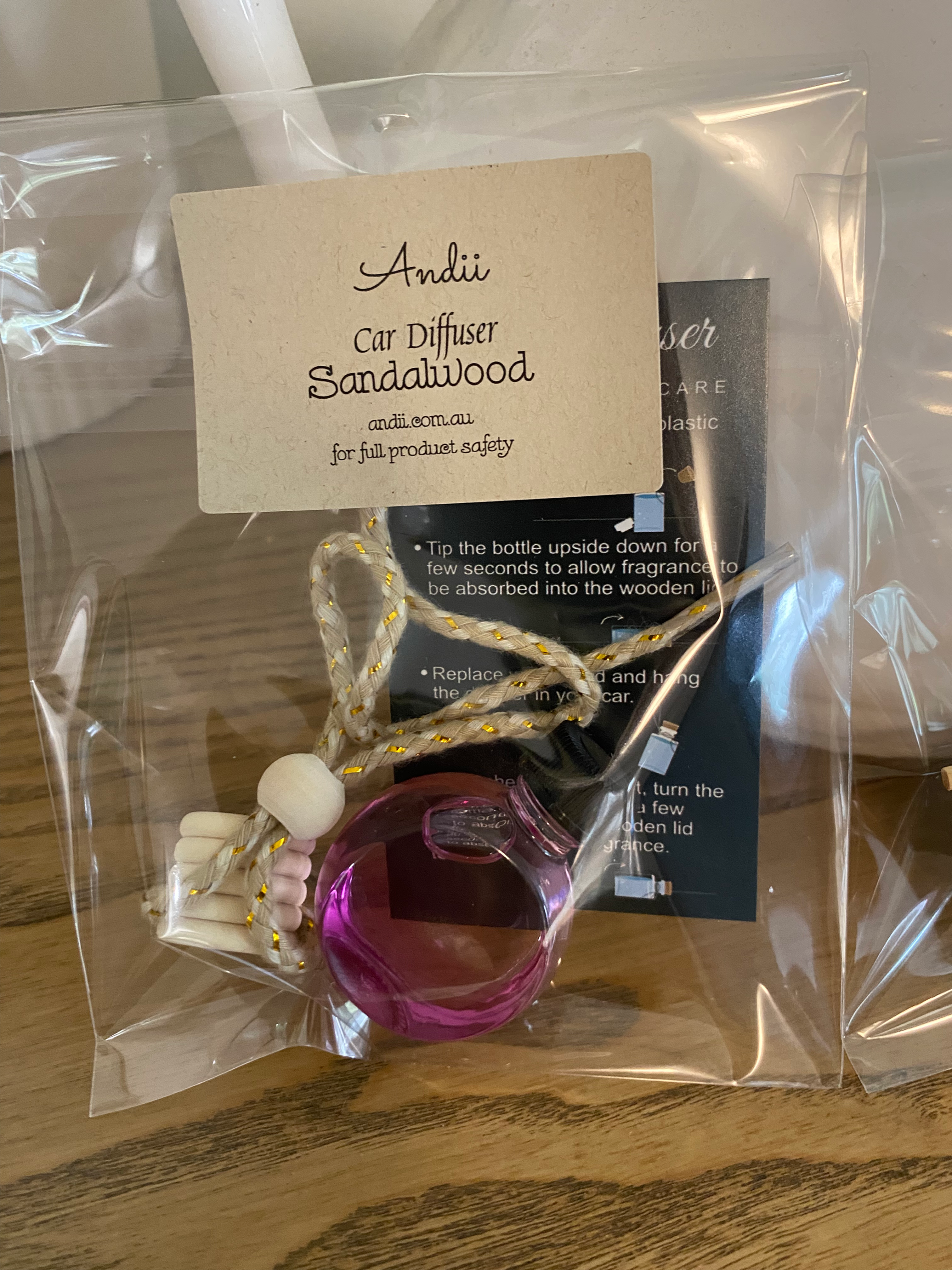 Car Diffuser 10 ml -Sandalwood