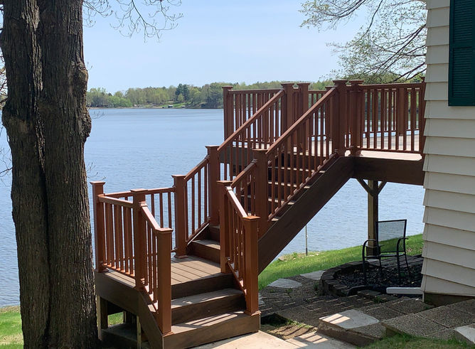 Farm Island Lake - Aitkin, MN New Trex Decking Build