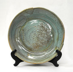 Aquamarine Platter. Earthenware. 20” in diameter.
