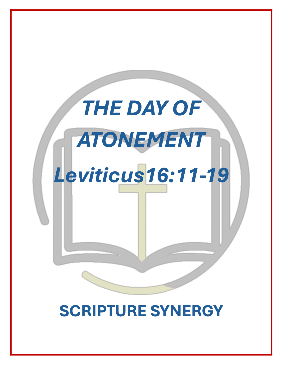 The Day of Atonement
