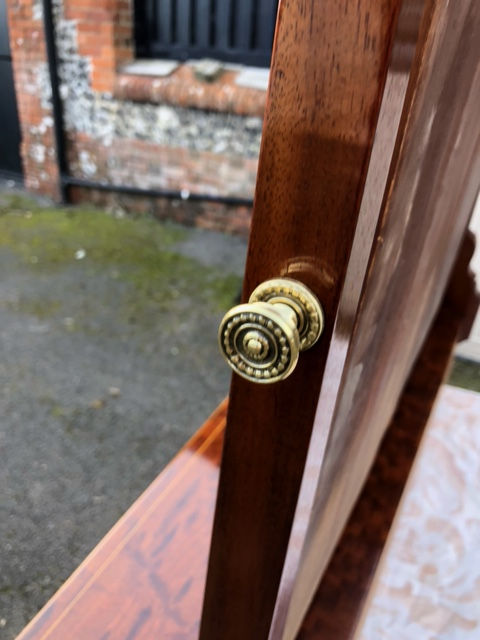 Thumbnail: Antique Plum Mahogany mirror