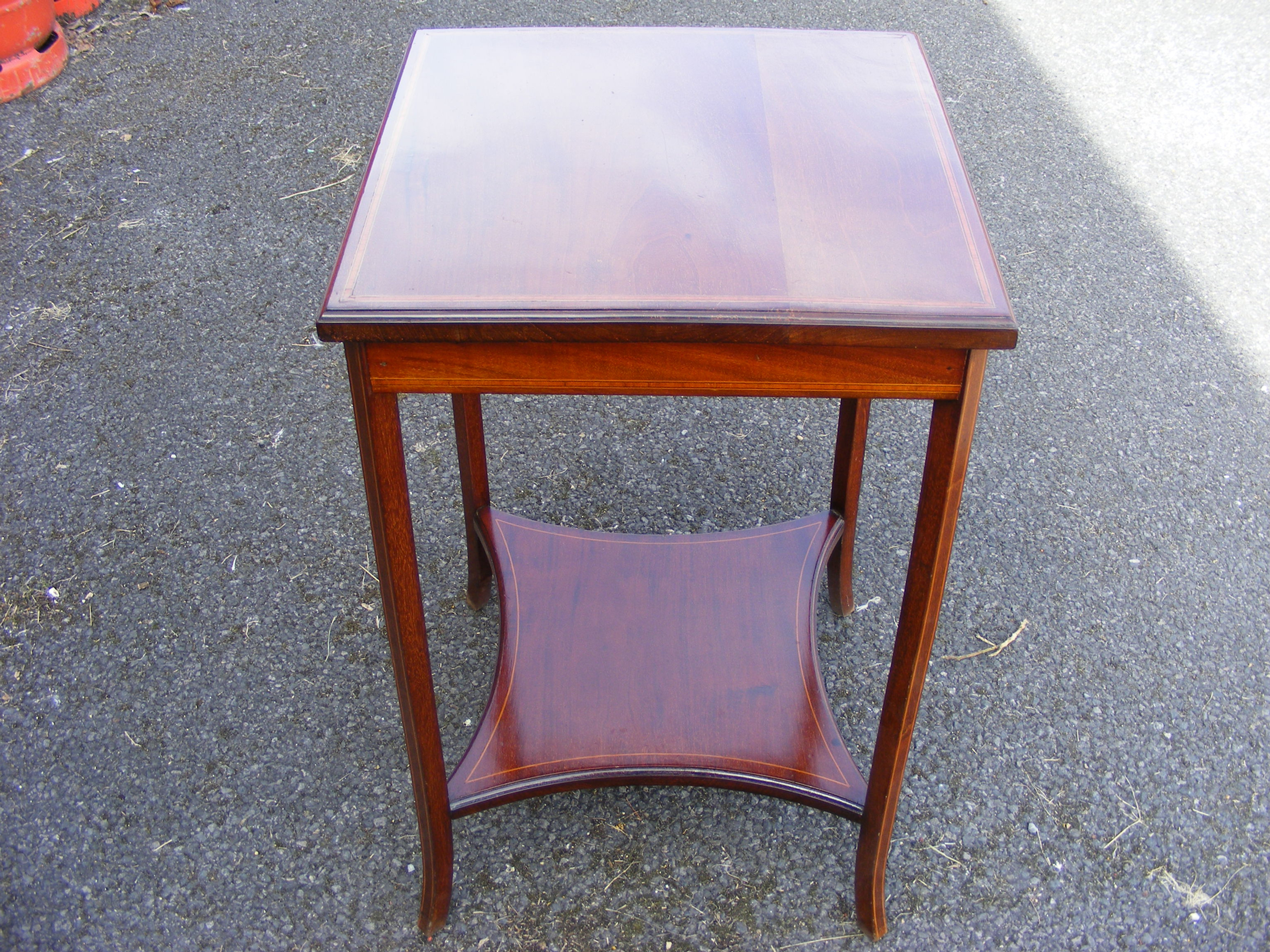 Mahogany side table