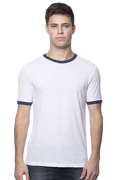 Royal Apparel UNISEX TRIBLEND RINGER TEE