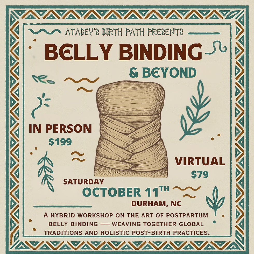 Belly Binding & Beyond