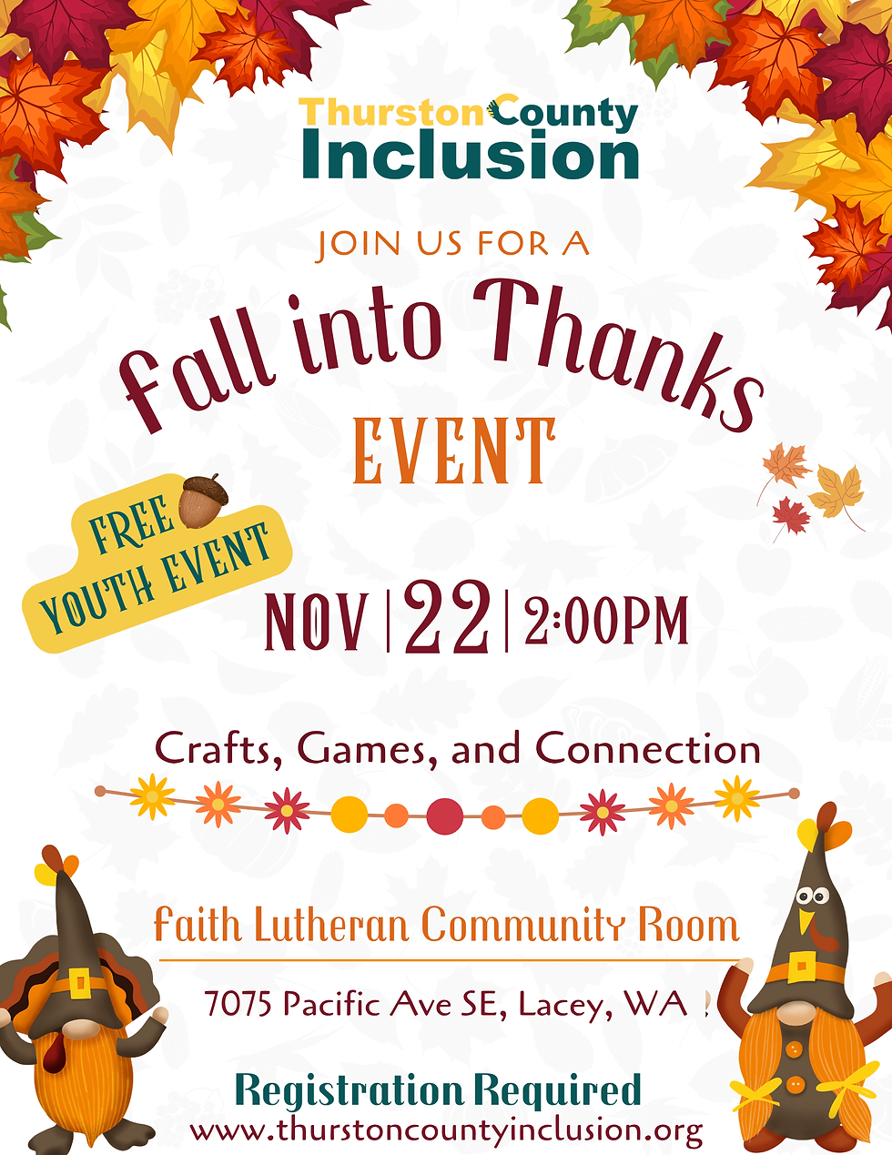 Fall into Thanks Event