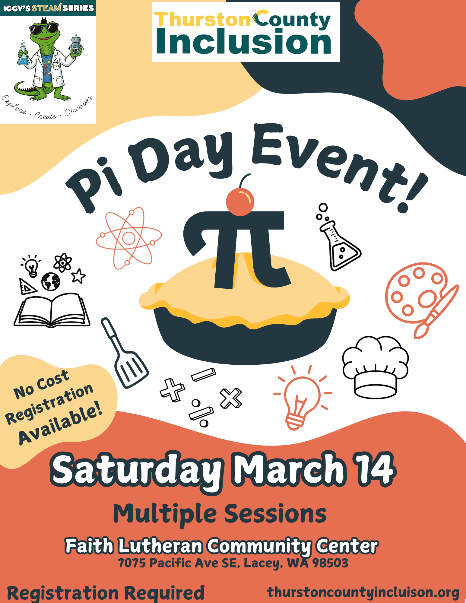 Pisession Pi Day Event: 5 Years Old through 5th Grade Session | T.C. Inclusion