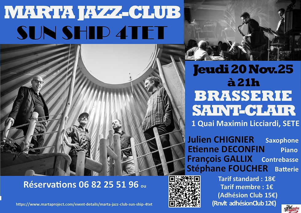 marta jazz club sun ship 4tet