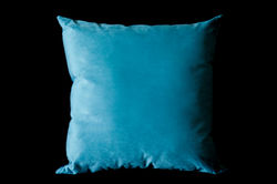 ALMOFADA VELUDO AZUL